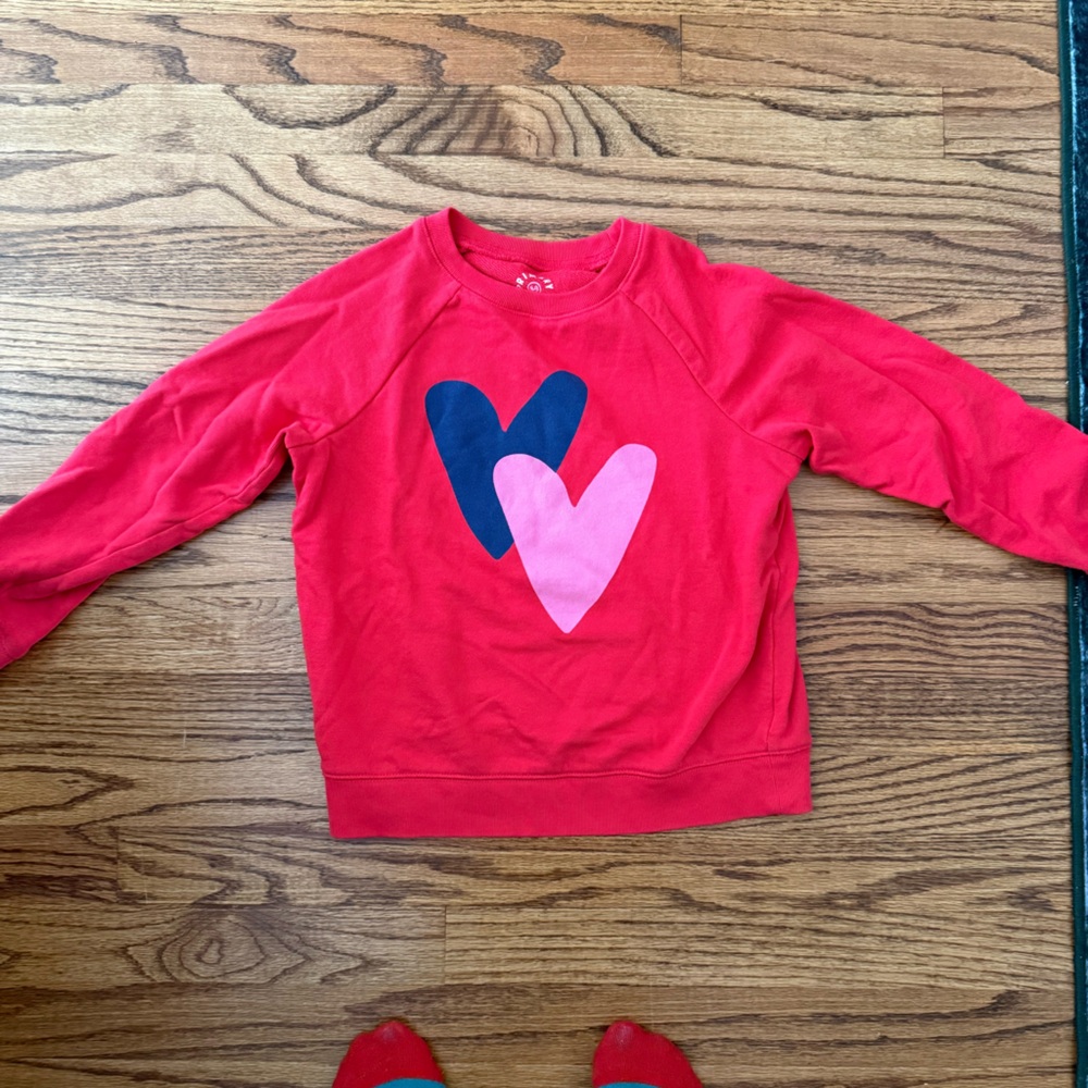 Primary Bold Red Crewneck